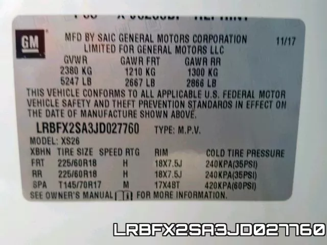 LRBFX2SA3JD027760 фото 2