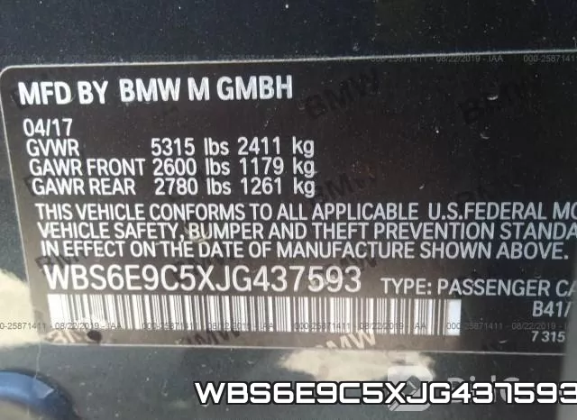 WBS6E9C5XJG437593 фото 10