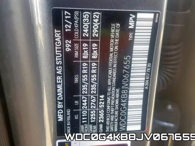 WDC0G4KB8JV067655 фото 2