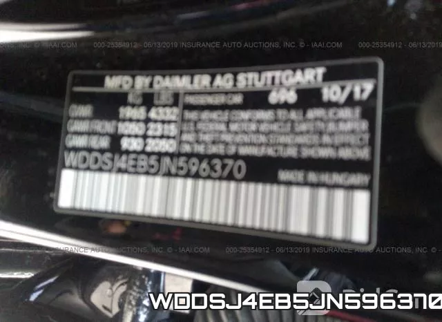 WDDSJ4EB5JN596370 фото 10