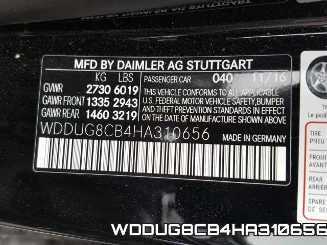 WDDUG8CB4HA310656 фото 2