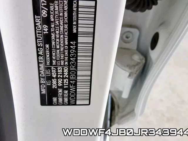 WDDWF4JB0JR343944 фото 2