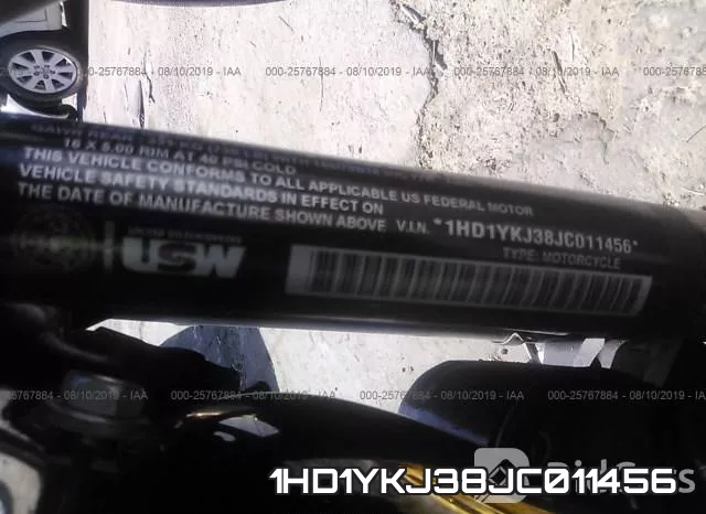 1HD1YKJ38JC011456 фото 2