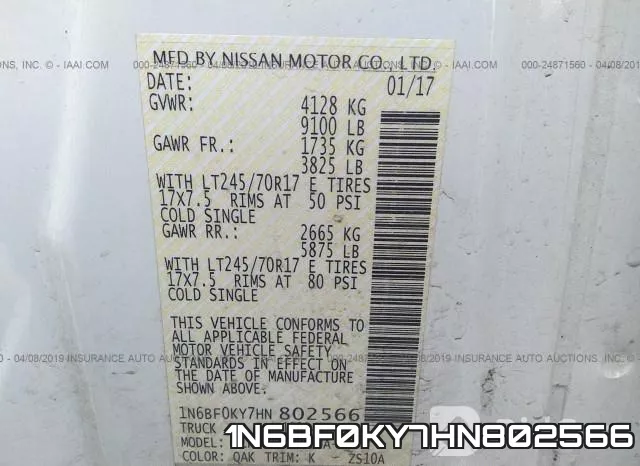 1N6BF0KY7HN802566 фото 10