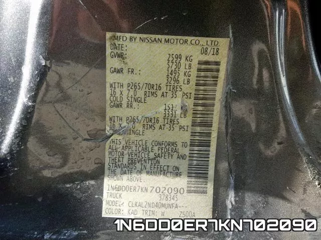 1N6DD0ER7KN702090 фото 2