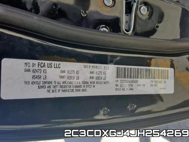 2C3CDXGJ4JH254269 фото 2