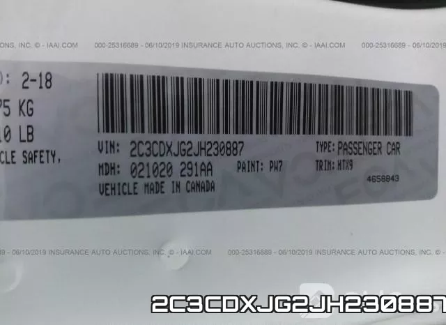 2C3CDXJG2JH230887 фото 10