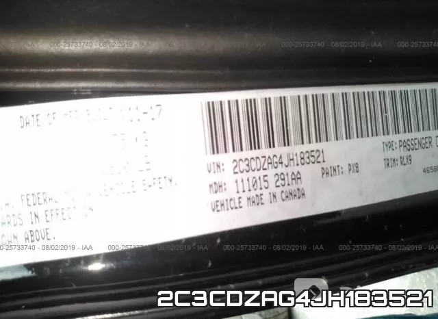 2C3CDZAG4JH183521 фото 10