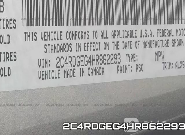 2C4RDGEG4HR862293 фото 10