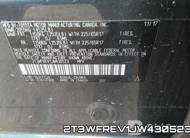2T3WFREV1JW430523 фото 10