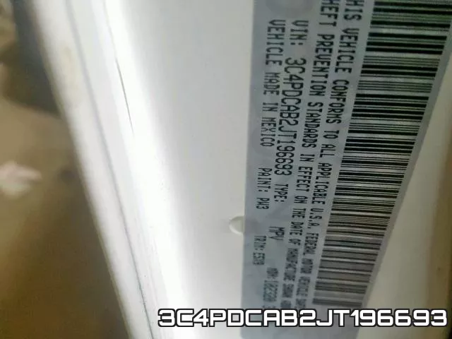 3C4PDCAB2JT196693 фото 2