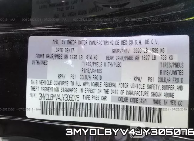3MYDLBYV4JY305076 фото 10
