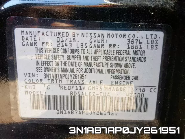 3N1AB7AP0JY261951 фото 2