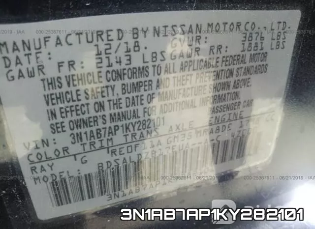 3N1AB7AP1KY282101 фото 10