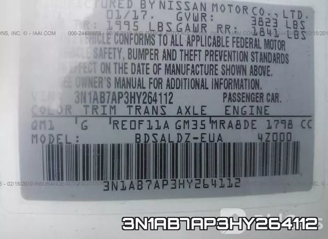 3N1AB7AP3HY264112 фото 10