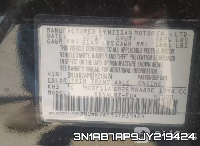 3N1AB7AP9JY219424 фото 10