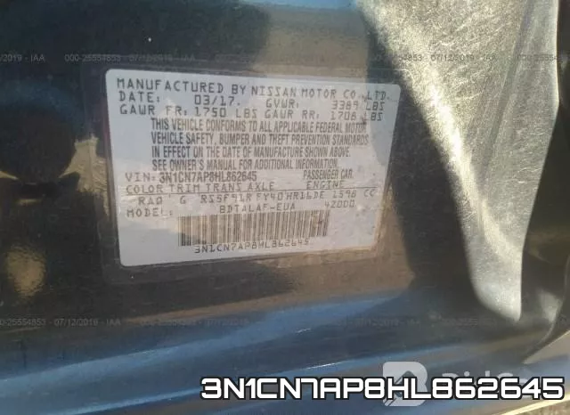 3N1CN7AP8HL862645 фото 10