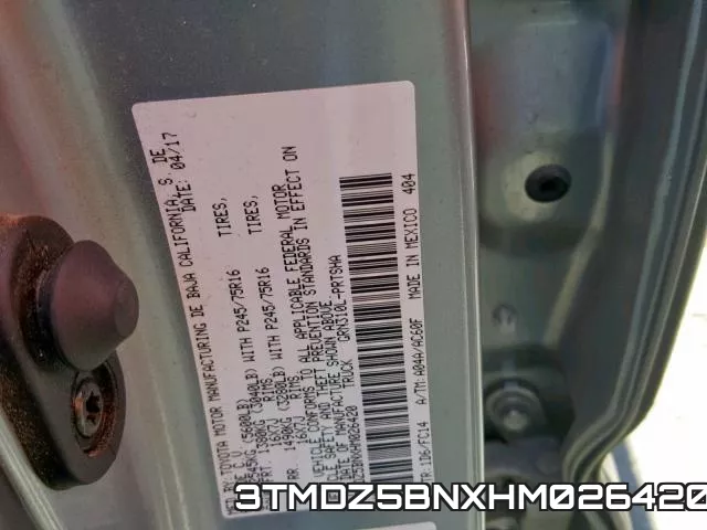 3TMDZ5BNXHM026420 фото 2