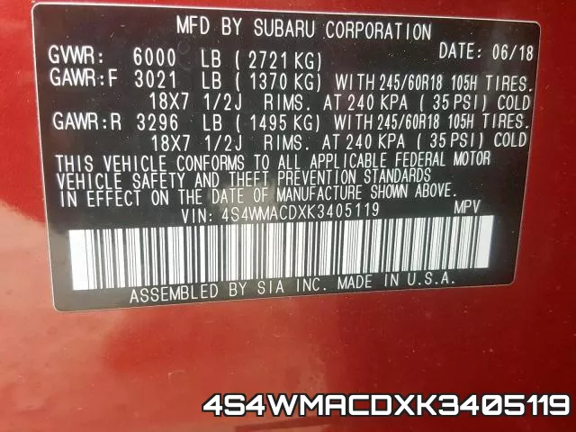 4S4WMACDXK3405119 фото 2