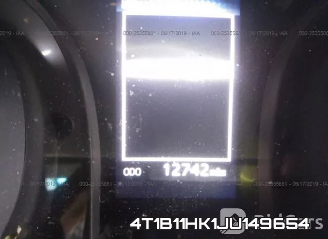 4T1B11HK1JU149654 фото 8
