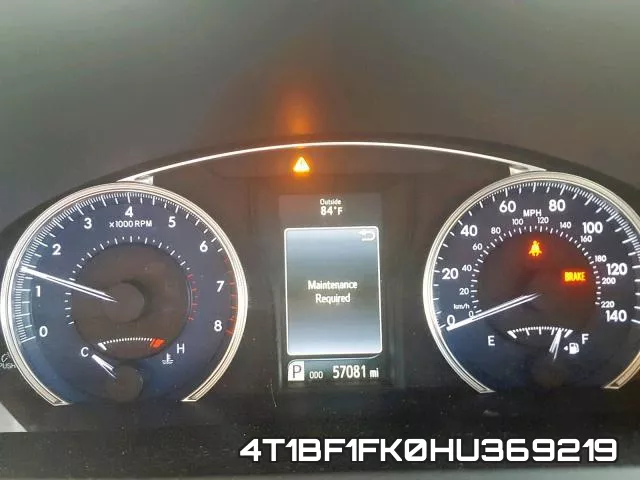4T1BF1FK0HU369219 фото 9