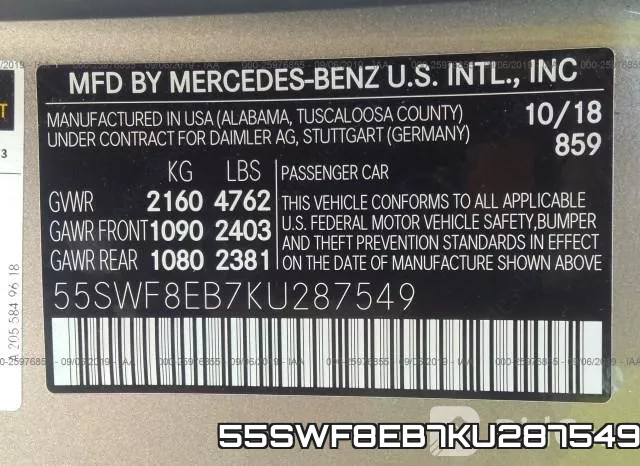 55SWF8EB7KU287549 фото 10