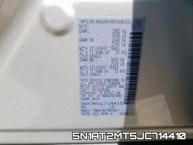 5N1AT2MT5JC714410 фото 2