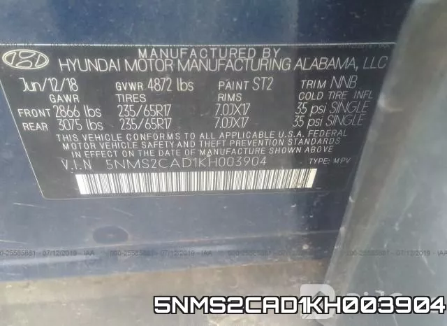 5NMS2CAD1KH003904 фото 10