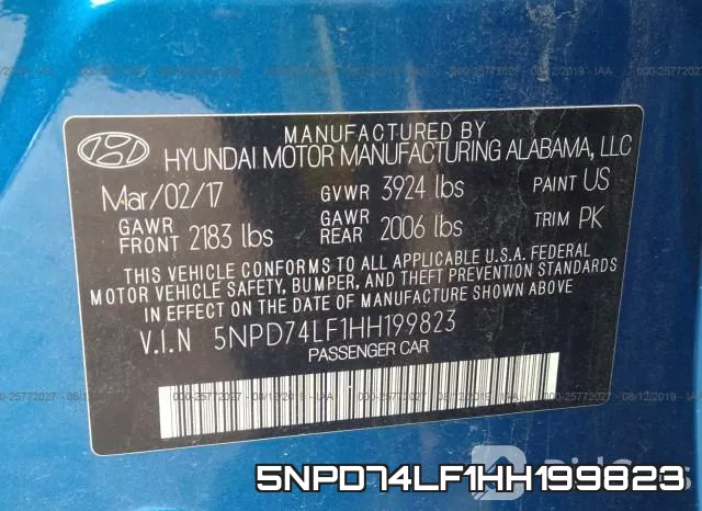 5NPD74LF1HH199823 фото 10