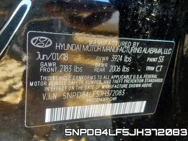 5NPD84LF5JH372083 фото 2