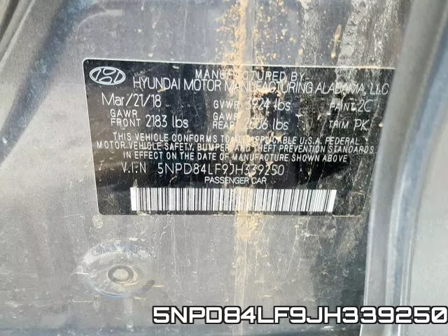 5NPD84LF9JH339250 фото 2