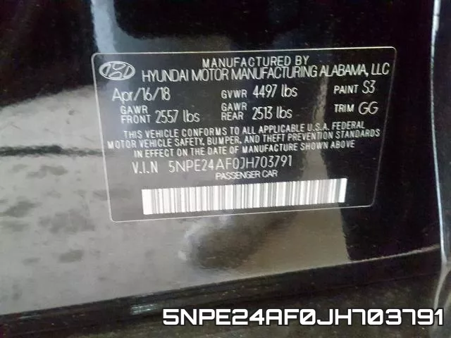 5NPE24AF0JH703791 фото 2