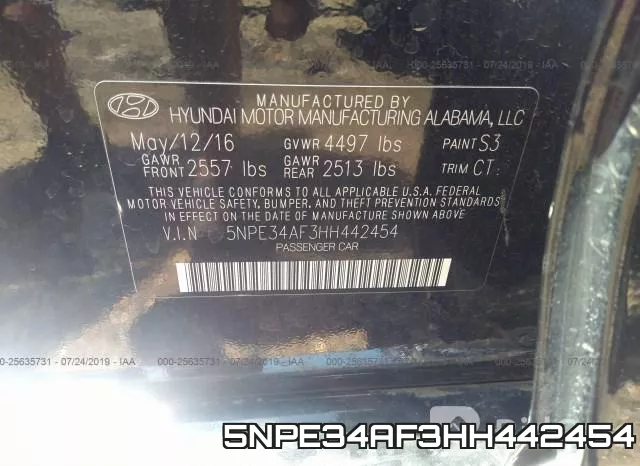 5NPE34AF3HH442454 фото 10