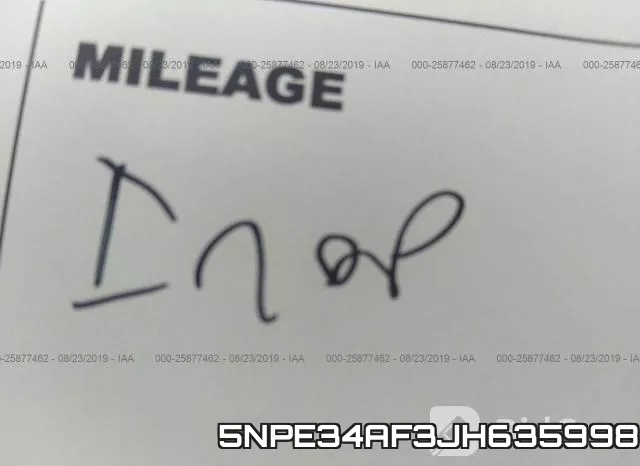 5NPE34AF3JH635998 фото 8