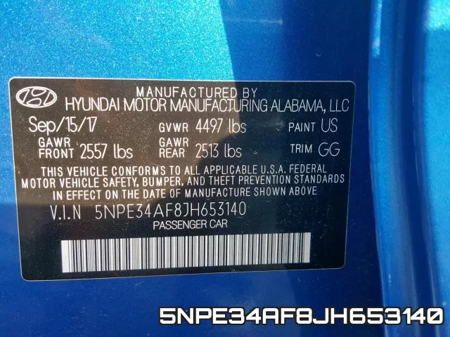 5NPE34AF8JH653140 фото 2