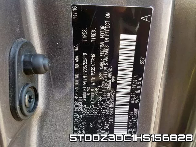 5TDDZ3DC1HS156828 фото 2