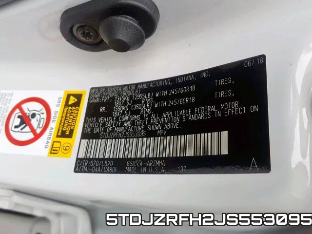 5TDJZRFH2JS553095 фото 2