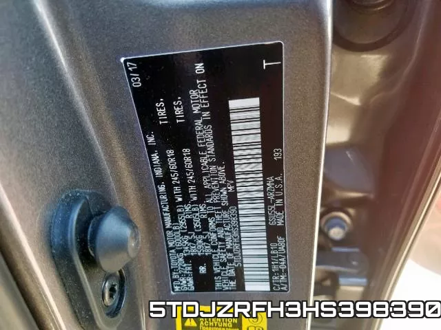 5TDJZRFH3HS398390 фото 2
