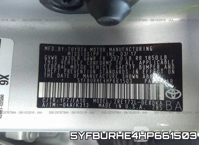 5YFBURHE4HP661503 фото 10