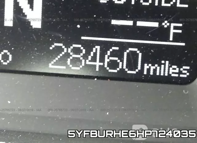 5YFBURHE6HP724035 фото 8