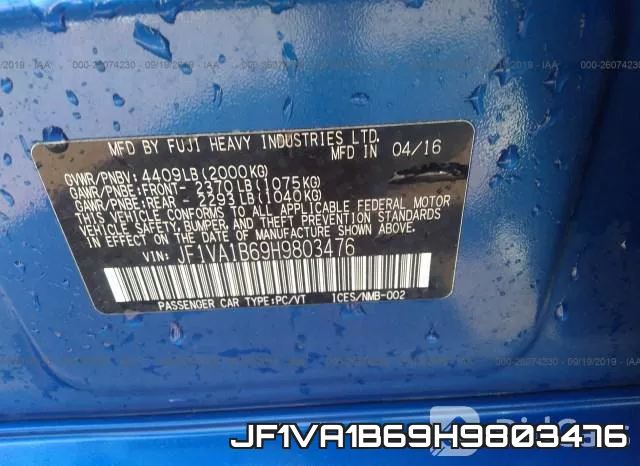 JF1VA1B69H9803476 фото 10