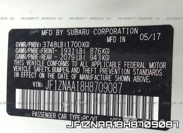 JF1ZNAA18H8709087 фото 10