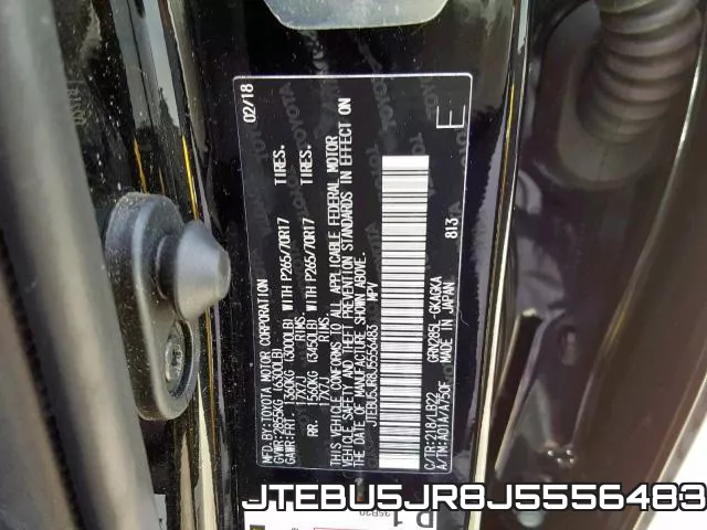 JTEBU5JR8J5556483 фото 2