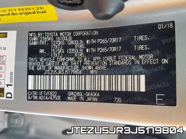 JTEZU5JR3J5179804 фото 2