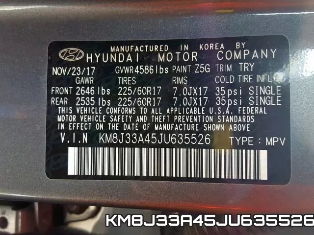 KM8J33A45JU635526 фото 2