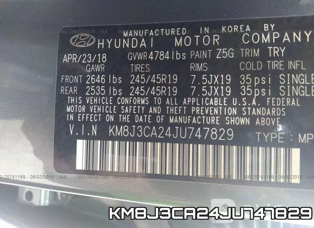 KM8J3CA24JU747829 фото 10