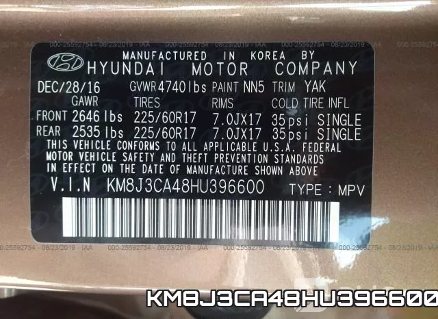 KM8J3CA48HU396600 фото 10