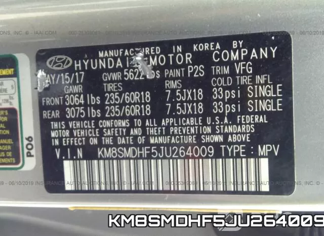 KM8SMDHF5JU264009 фото 10
