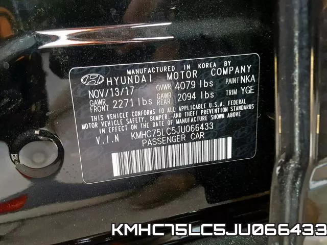 KMHC75LC5JU066433 фото 2