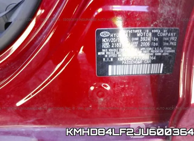 KMHD84LF2JU600364 фото 10